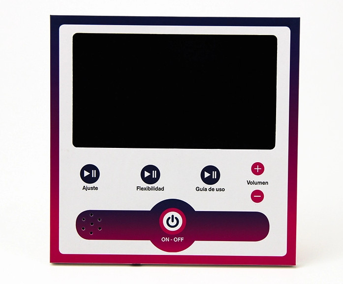 Retail LCD Cardboard Counter Display/pop counter cardboard display lcd screen cardboard counter display/ LCD couurgated