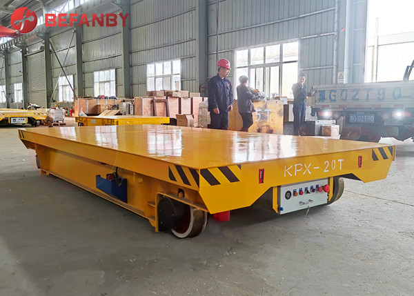 Material Transfer Electrical 300 Ton Battery Powered Rail Cart