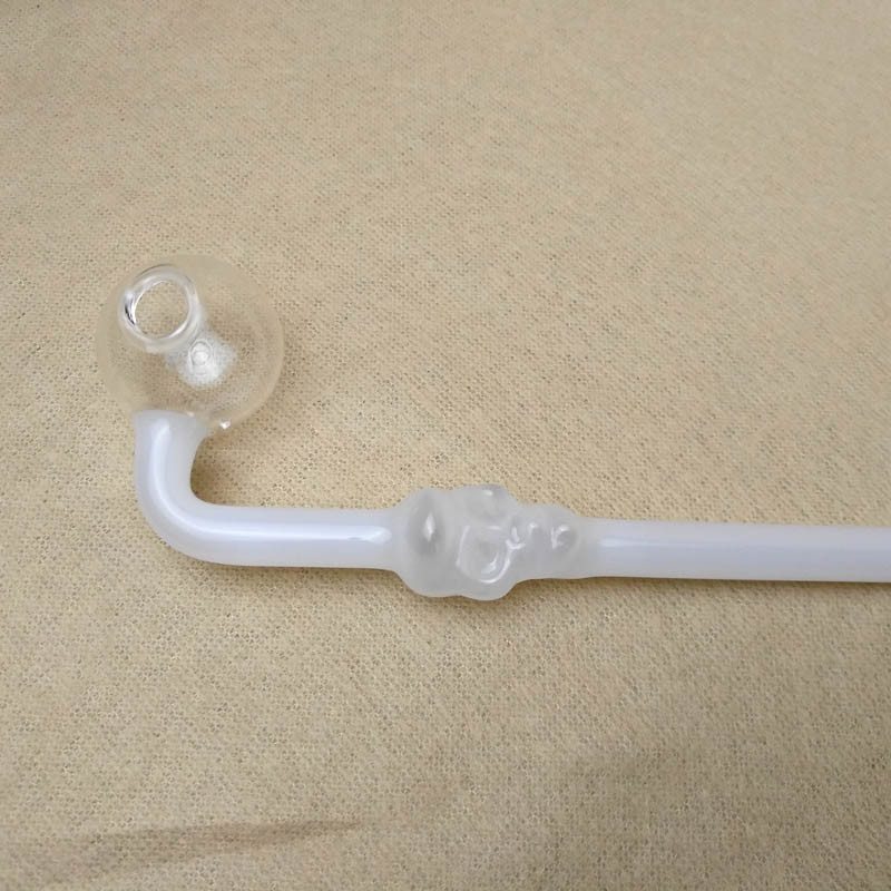 2mm Thick Glass Tobacco Pipe , 5.5'' Glass Water Pipe For Smoking Easy To Use