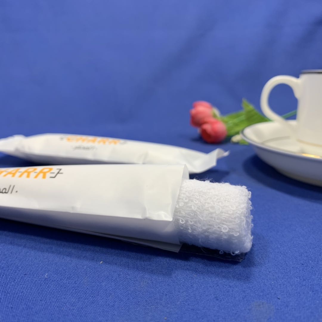Single Packed Disposable Airline Wet Towel