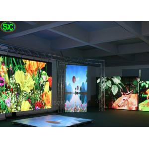 P8.9 large RGB Floor full color indoor led display , 5 Years Warranty