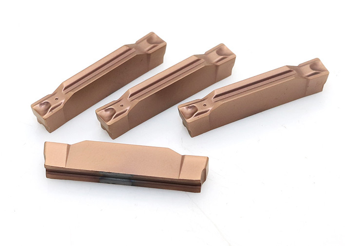 Top Notch Grooving Inserts , Parting Off Inserts With Reduce Vibration