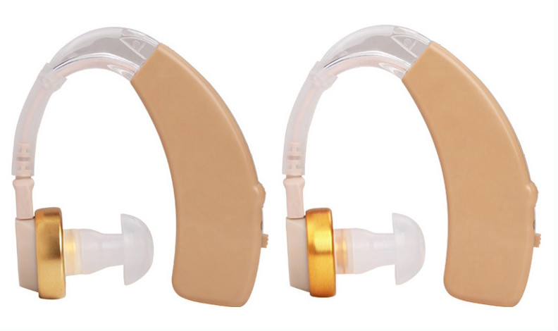 USB Charging Interface Wireless Rechargeable Hearing Aids For Elderly 117dB