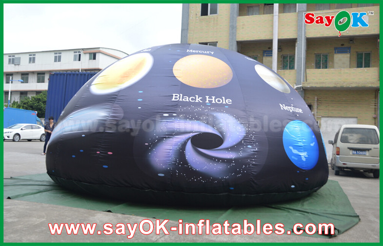 Giant Oxford Cloth Inflatable Planetarium Dome Projection Tent ROHS Approval