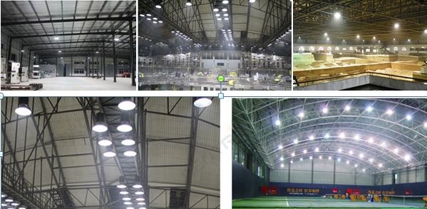 CE RoHS approved waterproof UFO LED High Bay Light Lumileds 3030 Chips Meanwell driver 11