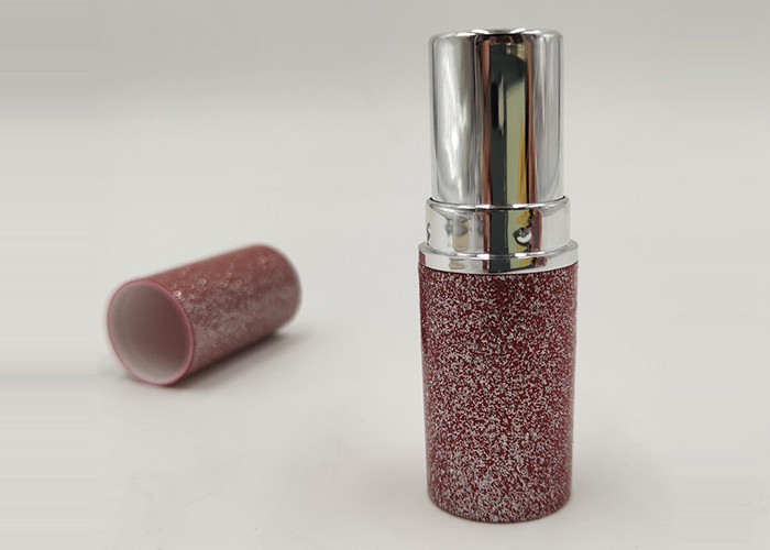 Shiny Red Color High End Custom Lipstick Tubes 5g Capacity For Beautiful Girls