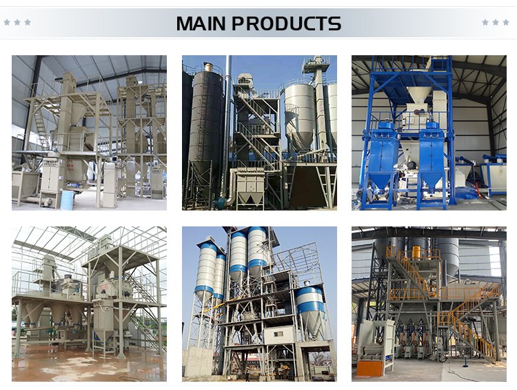 Tile adhesive production line