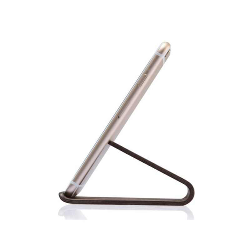 Bent Wood Stand Cell Phone and Tablet Stand for Desk Suitable for Various Mobile Phone Models Desk Decoration Wooden Stand