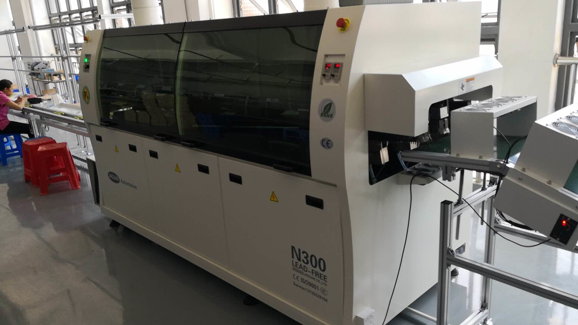 DIP Soldering Machine With Touch Screen Cast Iron Enamel Pot Material