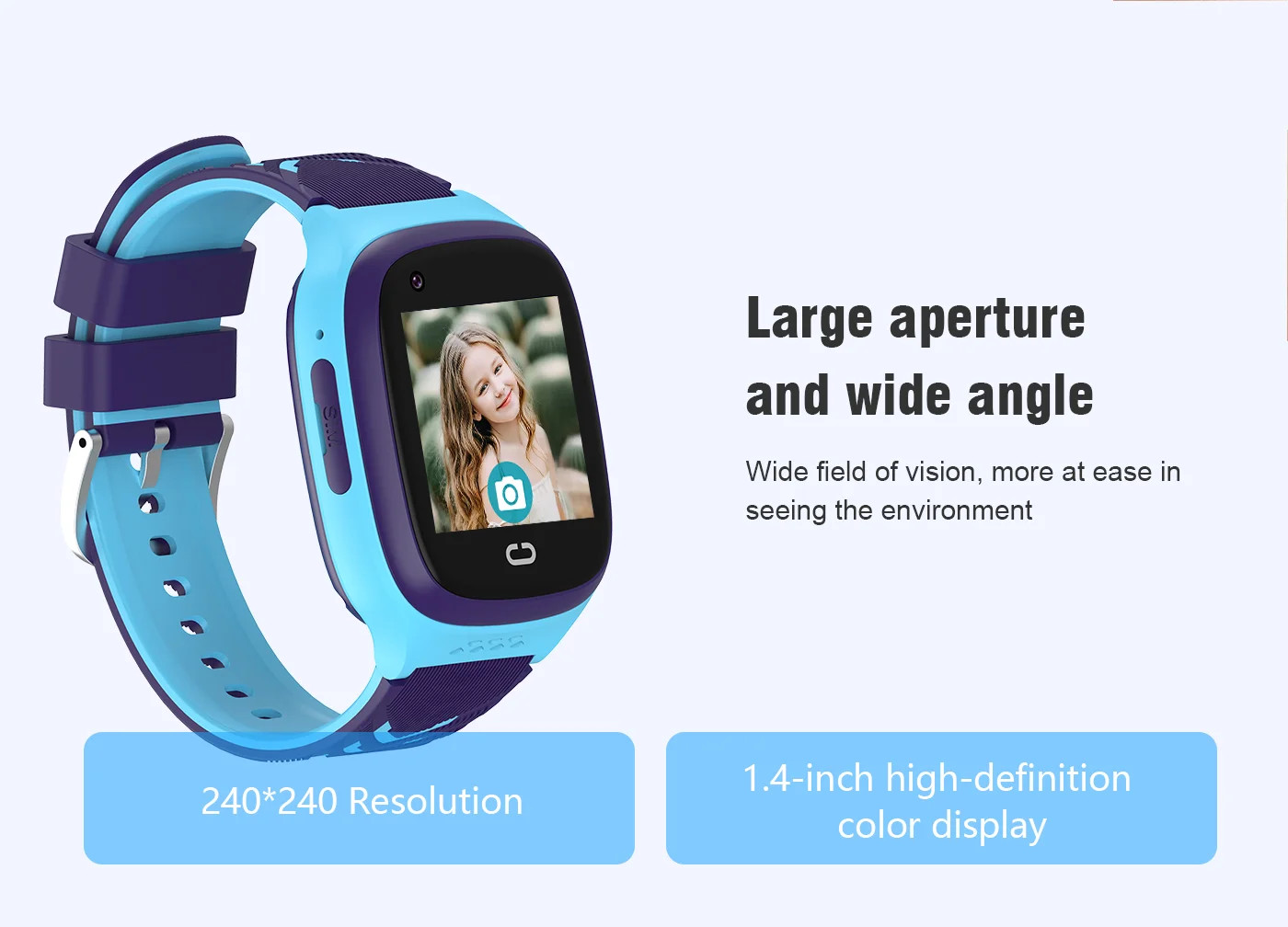 4G Kids Waterproof WiFi GPS Play Zoom Smart Watch Video Call Monitor