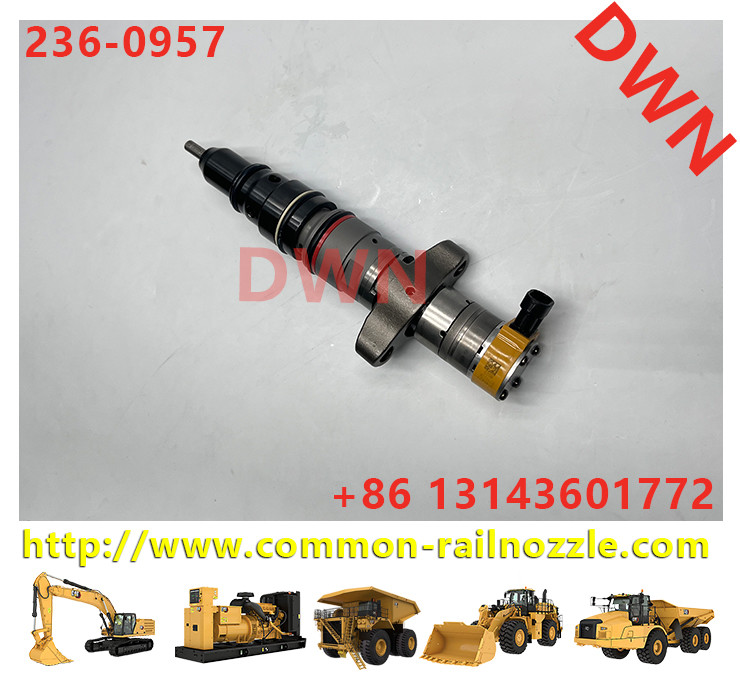 236-0957 Diesel Excavator Engine Parts Common Rail Injector 10R-9002 387-9436 267-9710 293-4574