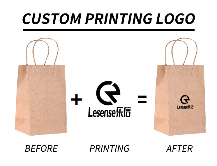 Eco Conscious Stylish Takeaway Paper Bags With Handles For Events Parties