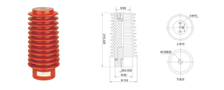 Busbar Support Switchgear Insulation Sensor Post For Distribution Cabinet