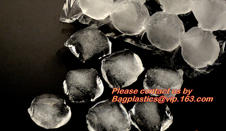 BPA Free Custom Ice Cube Maker, Disposable Polyethylene Pe Plastic Ice Cube Bags, Selfsealing Ice Cube Packaging Bag