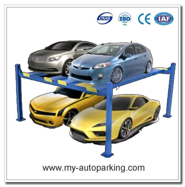 Double Wide Car Lift / 4 Post Double Wide Lift/ 4 Post Wide Standard Lift for 2