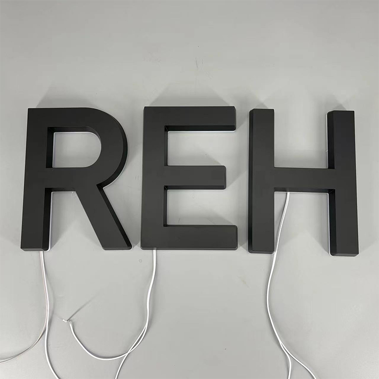 3D Signage Company Background Wall Wedding Decoration 3D LED Advertising Light Words