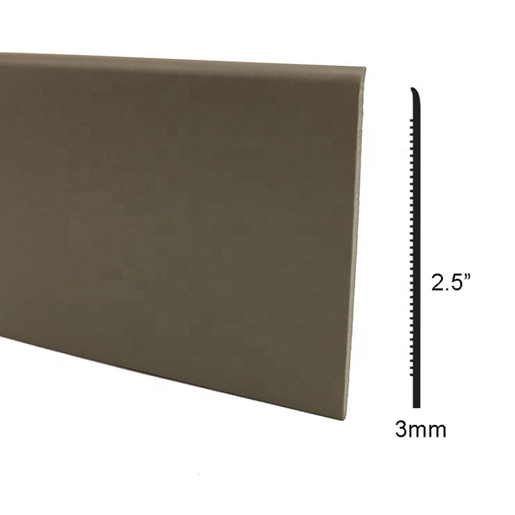 4" Wide x 0.08" Thick Almond Vinyl Cove Wall Base with 30% Deposit Payment Term