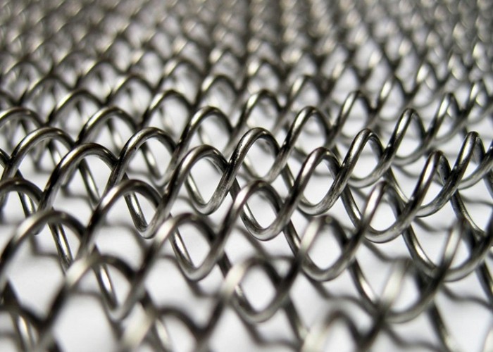 1.5mm Architectural Metal Mesh Acid Resistant Fireplace Mesh Screen Curtain