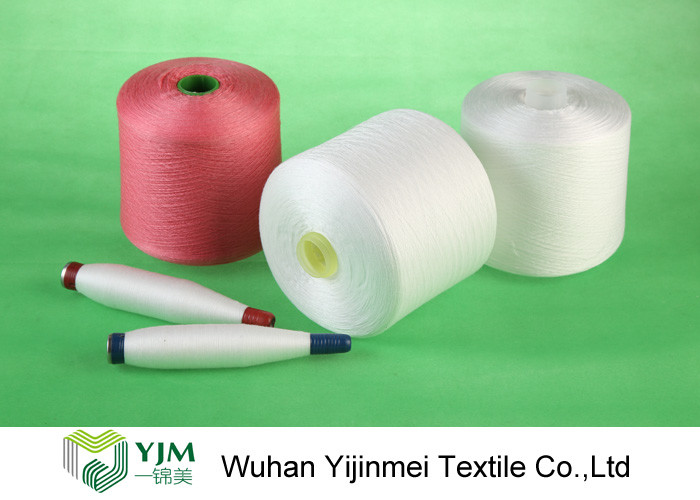 Low Shrinkage Bright 100% Ring Spun Polyester Yarn For Clothes Sewing