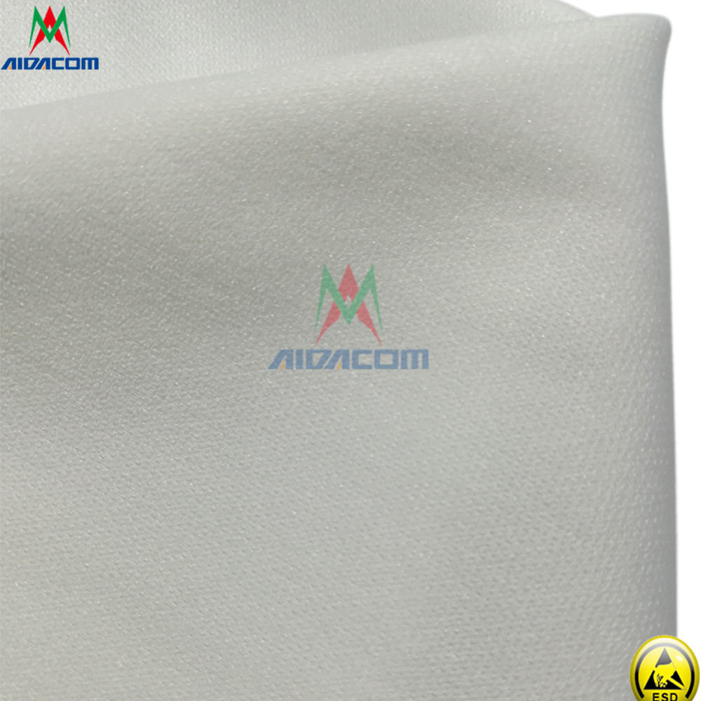 9x9" Polyester Cleanroom Microfiber Wiper 140gsm Non Woven