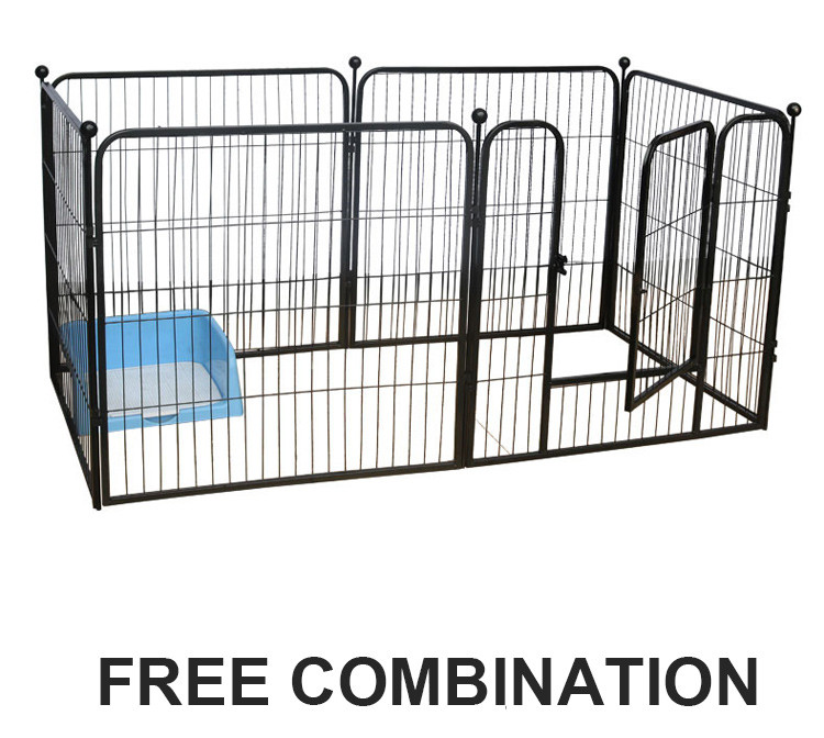 120cm 6 Tablets Dog Playpen Barrier SGS Dog Cage Fence Indoor