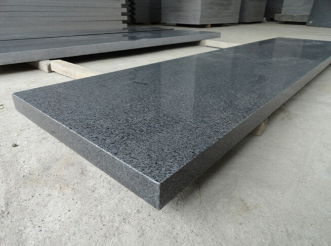 Padang Dunkel G654 Flamed Granite Stone Slabs Floor Tiles Paving Stone Pillar