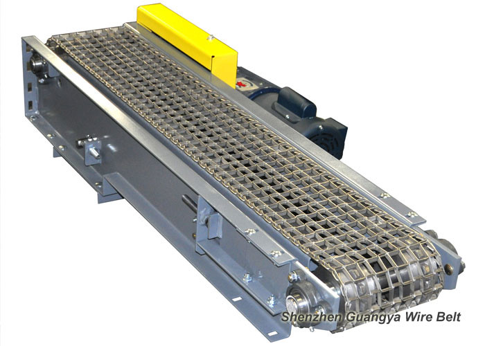 Wire Mesh Honeycomb Conveyor Belt , Powder Metallurgy High Strength Alkali Resisting