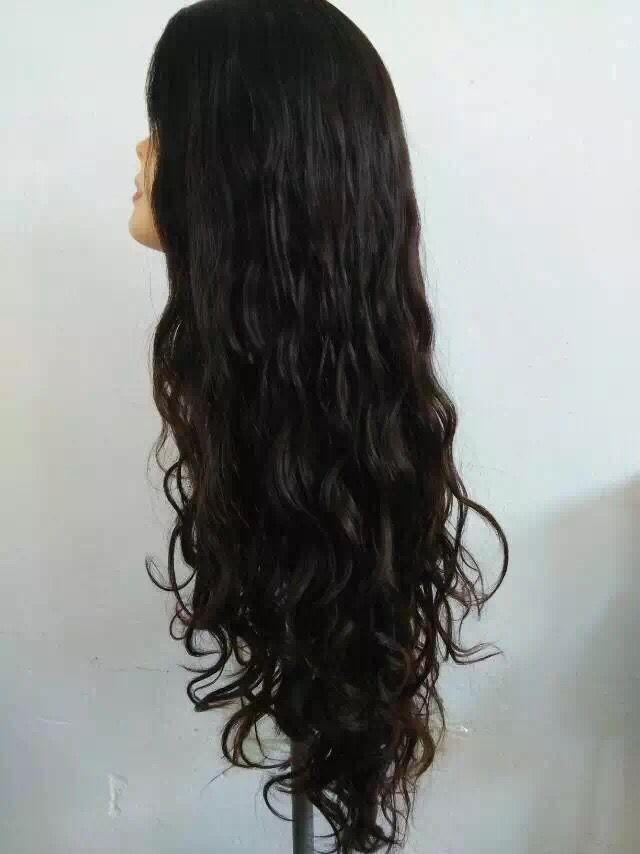 Small Layer Wig European Human Hair Wig Jewish Wig Cheap Wig, 20 Inches Full Lace Wigs