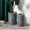 Buy cheap sale modern balcony decorative plant pot creative ceramic cylinder flower pots from wholesalers