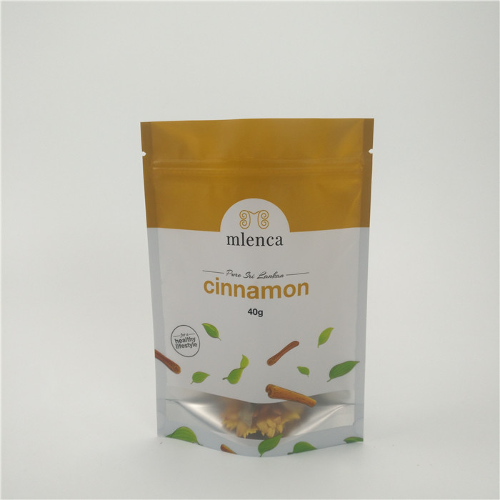 Matte PET/PE Zipper Food Doypack With Accpeted Custom Logo