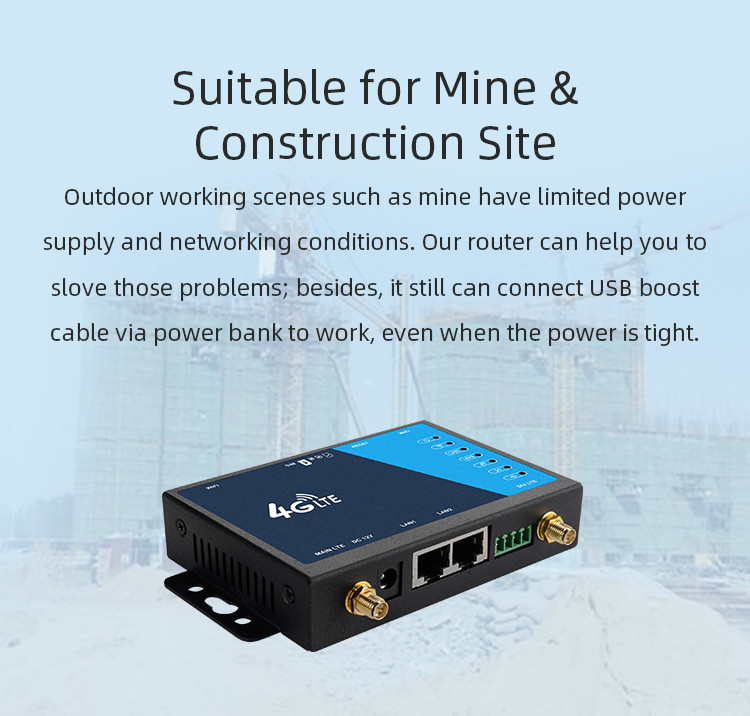 Sim Card WiFi LTE Router 4 Detachable Antennas 300mbps With SMA Port