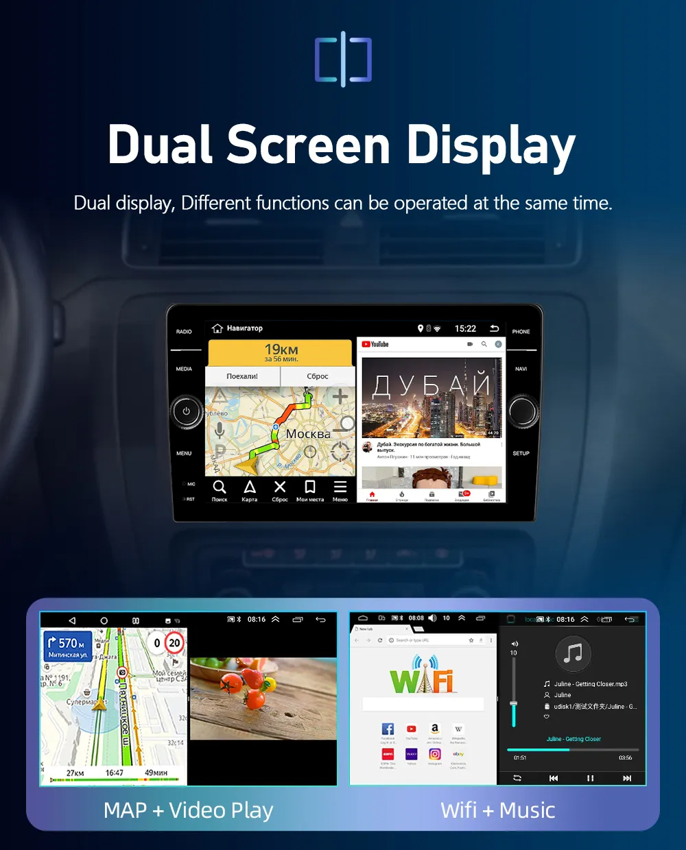 8" Android 11 GPS Navigation Car Stereo for Mazda BT50 2012-2018 Multimedia Player Unit Carplay WIFI 2 32GB