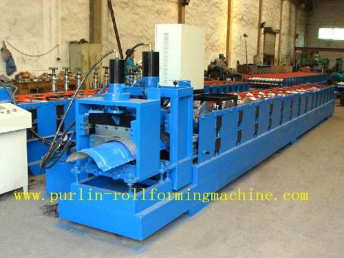 ISO / CE Approved Metal Ridge Cap Tile Roll Forming Machine Production Line High