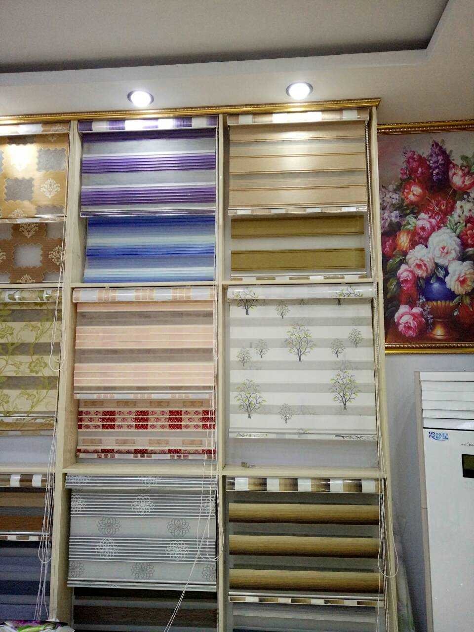cheap price zebra blinds double layer roller shutter day night blinds sheer zebra blinds fabric,elegant roller zebra