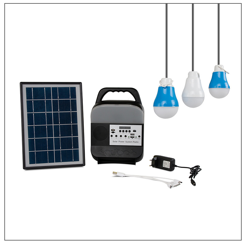 Chargeable Portable LED Solar Energy Small System Reading Entertainment Lighting Multifunctional Lamps