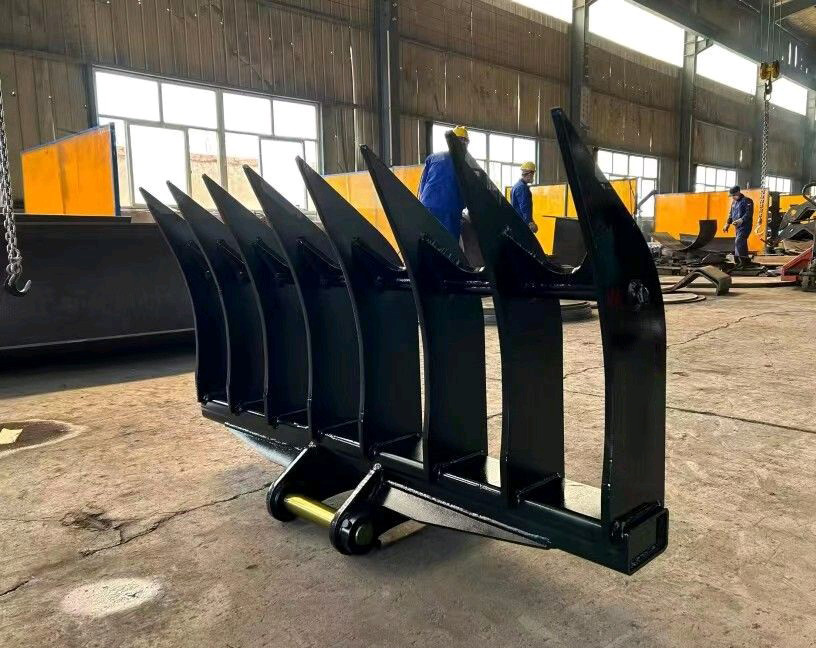 Quick Coupler Manual Root Rakes Mechanical Big Ripper Rakes For 5-35 Ton Excavator