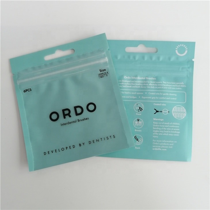 Zip lock style earring bracelet packaging zipper bag small plastic jewelry bag
