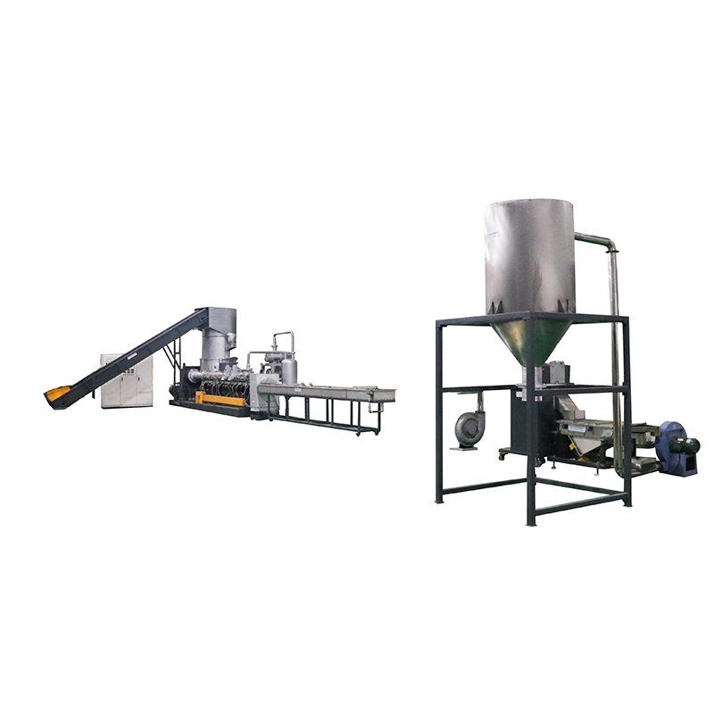 PP PE Plastic Scrap Washing Machine , Squeezing Plastic Dryer Machine