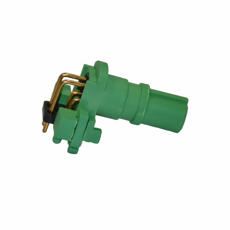 M12 Female 4 Pin Plastic Waterproof Connector , PCB Right Angle Connector For Sensor