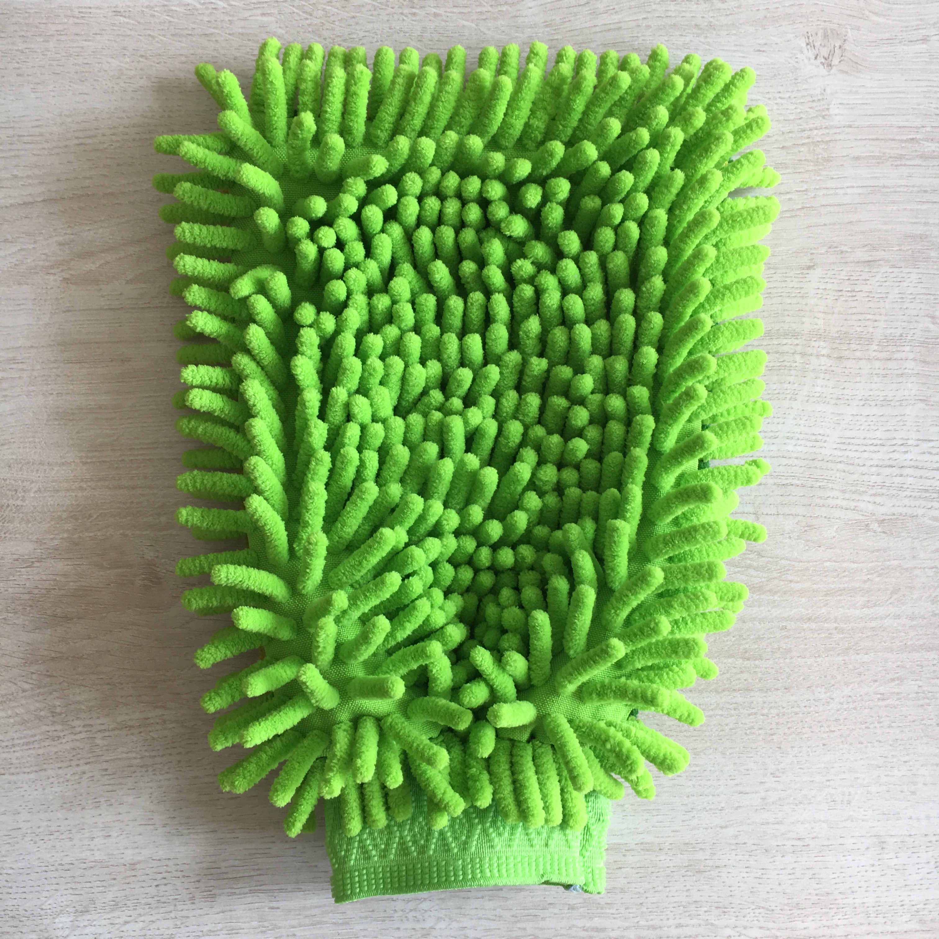 House keeping washing absorb mitt 100% polyester microfiber mitt gloves