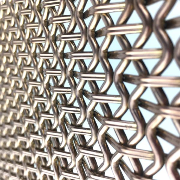 Architectural Grade Stainless Steel Mesh Panels For Enhancing Cabinet Doors In