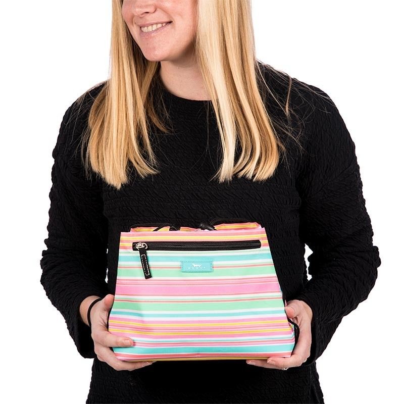 Makeup & Cosmetic Bag, Cinch-Top Closure, 4 Open Pockets, Water Resistant