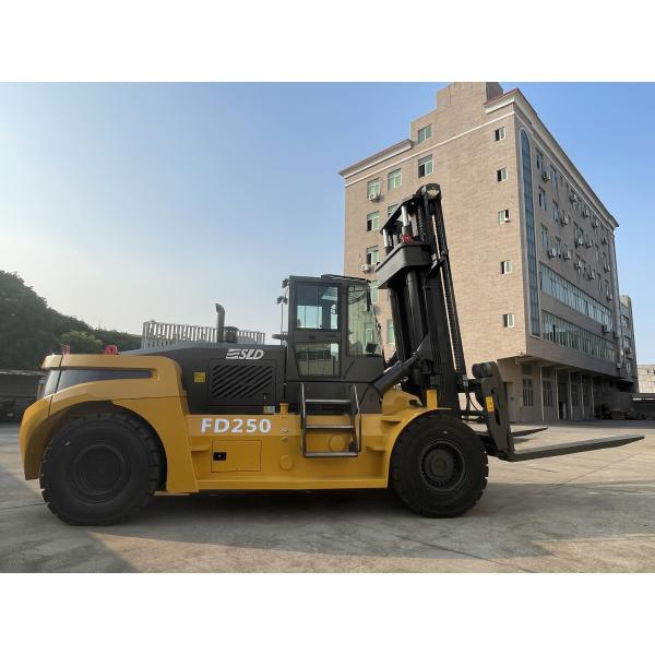Front Wheel Heavy Load Forklift Speed 0-20 Km/h and Steering Type Front Or Rear