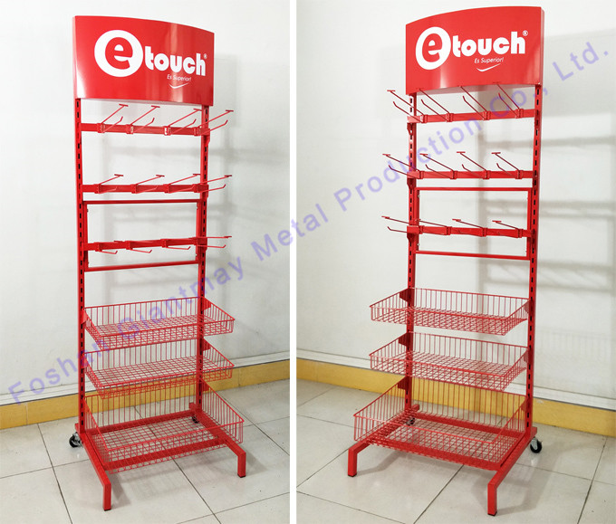 Metal Rack Retail Cigarette Condom Shelf Chewing Gum Stand