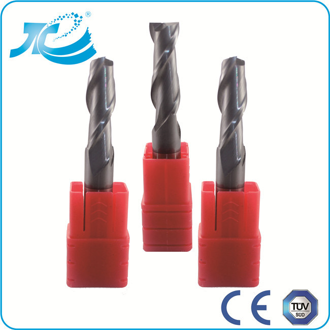 2 Flute End Mill , TiN and ARCO Coated Carbide End Mills For Stainless Steel