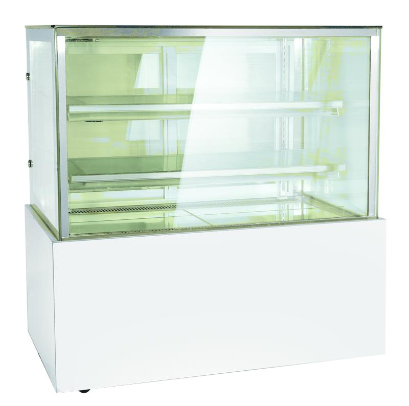 Luxury Square Style Cake Display Freezer 1800 X 650 X 1240 Low Energy Lighting