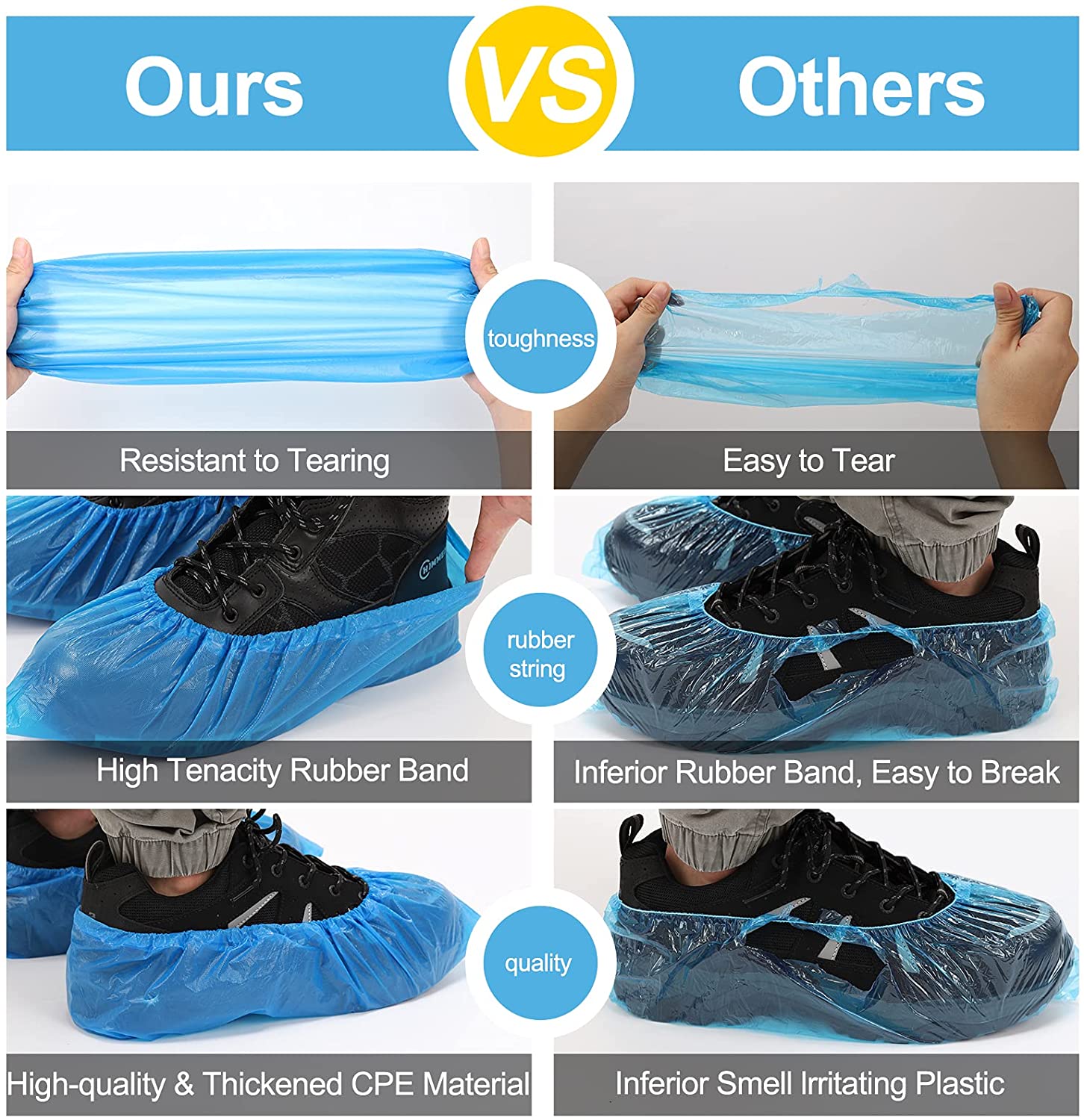 S&J Disposable Medical Non Woven Shoe Cover Wholesale For Surgery