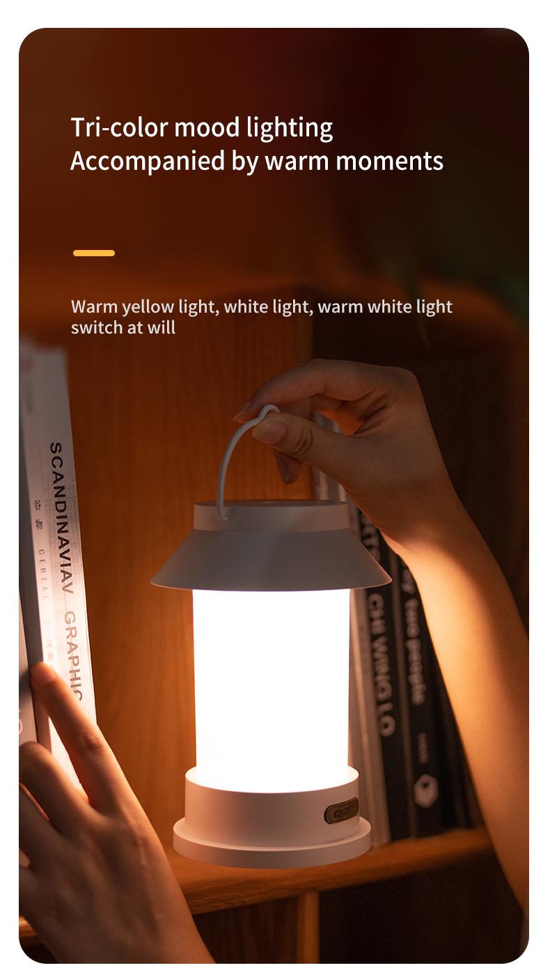 400ml USB Wireless Creative Design Portable Camping Lantern Shape Diffuser Hanging Type Outdoor Cool Mist Humidifier
