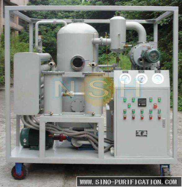 Dehydration Degassing Waste Turbine Vacuum Oil Purifier With Multi - Stage