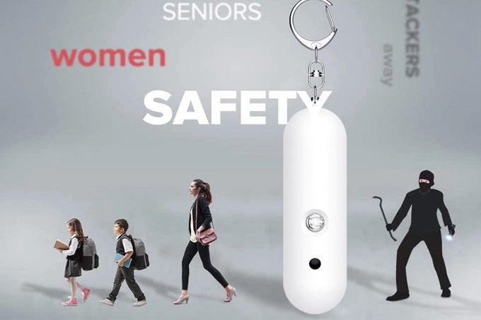 BSCI 130DB Personal Security Alarm Keychian For Women Children